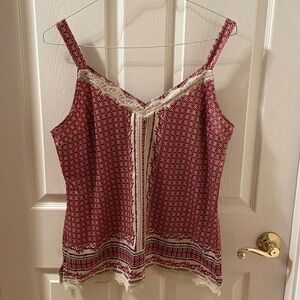 Silky patterned blouse